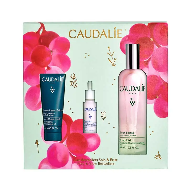 Caudalie Cofre Agua de Belleza Trío Best - sellers Cuidado y Luminosidad