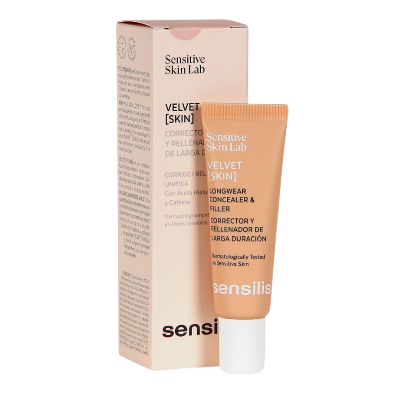 Sensilis Velvet Skin Corrector Líquido 01 Light Alta Cobertura y Larga Duración 7ml