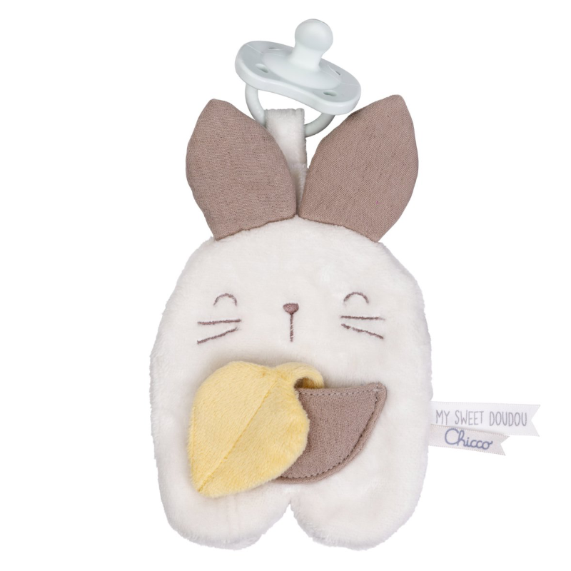 Chicco Doudou Conejo Porta Chuepetes 0+ Meses