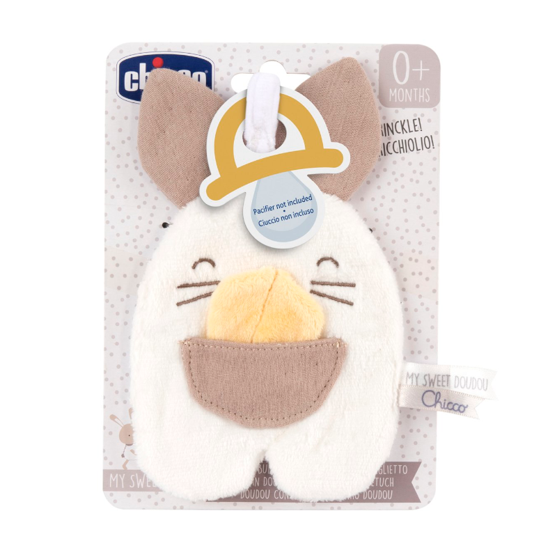 Chicco Doudou Conejo Porta Chuepetes 0+ Meses