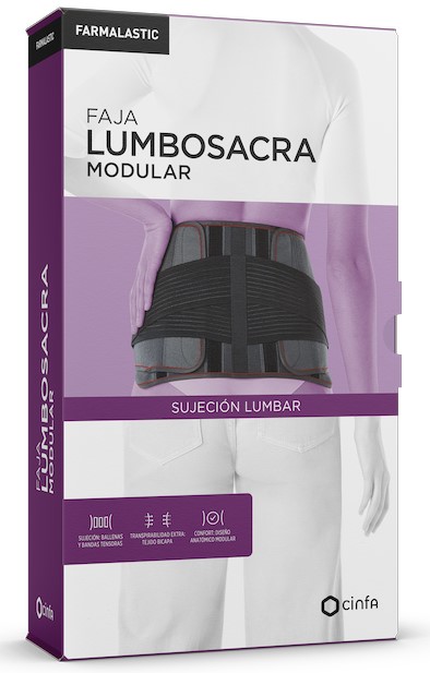 Faja lumbosacra modular